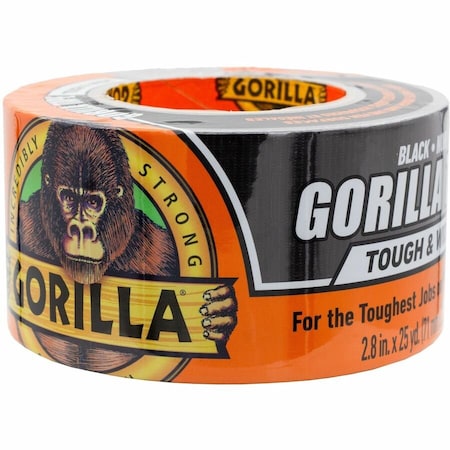 Gorilla Glue Gorilla 2.88 in. W X 25 yd L Black Duct Tape 106425