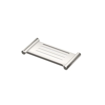 Gatco Elegant 10" Corner Shower Shelf, Brushed Nickel 1468