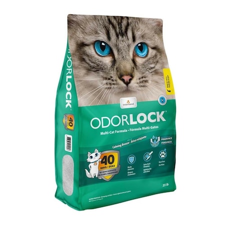 Intersand America 25 lbs Odorlock Calming Breeze Cat Litter 777979214256