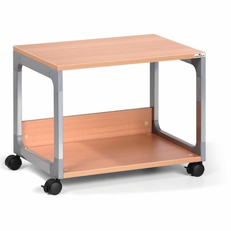 Durable Office Products Multi-Functional 2 Shelf Trolley, Beechw 3710124