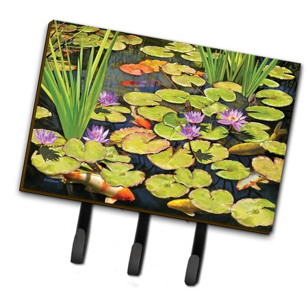 Carolines Treasures 6 x 2 x 9 in. Koi Pond II Leash or Key Holder PRS4050TH68