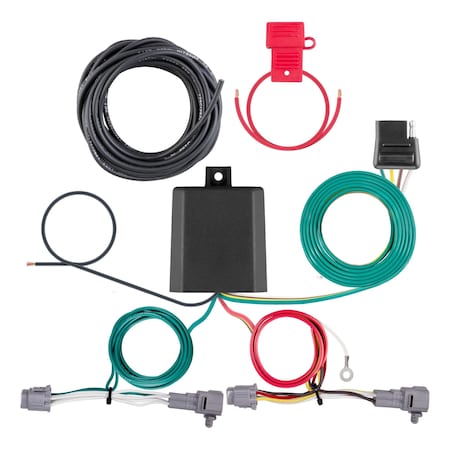 Curt Custom Wiring Harness, 4-Way Flat Output, Select Subaru WRX 56516