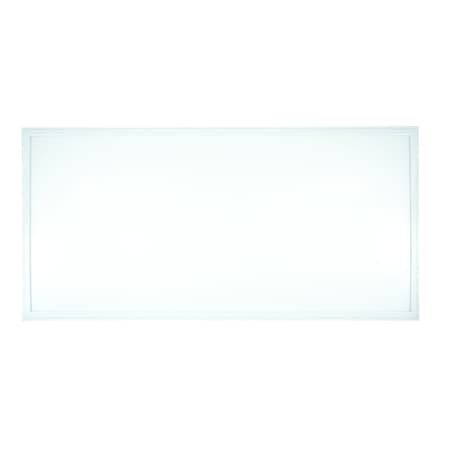 Gt-Lite 2'x4' 5500 Lumen LED Flat Panel White Trim Flush Mount, Drop Ceiling 5 CCT, 3 Level Dimmable, CRI 90 GT-F24W-2PK