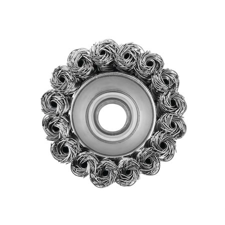 Titan 2-1/2 In. Knotted Wire Bowl Cup Brush, 1EA 22236