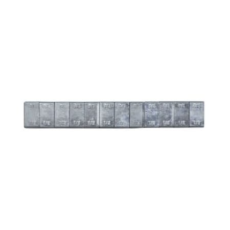 Wc Wheel Acc WHEEL WEIGHTS Stick On Silver 30 Strips Of Three 1 Ounce Weights Per Strip 198-375