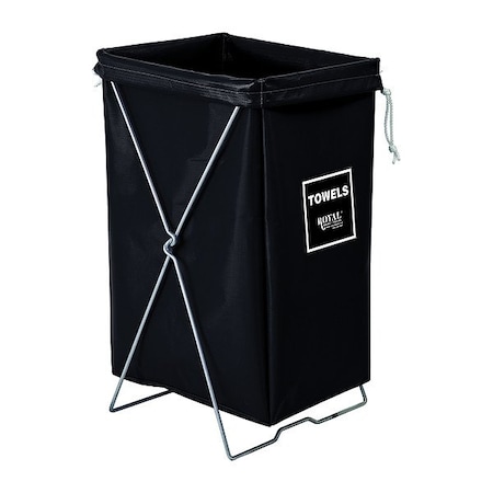Royal Basket Trucks Hamper, Removable Bag, Blk G00-KKX-THK