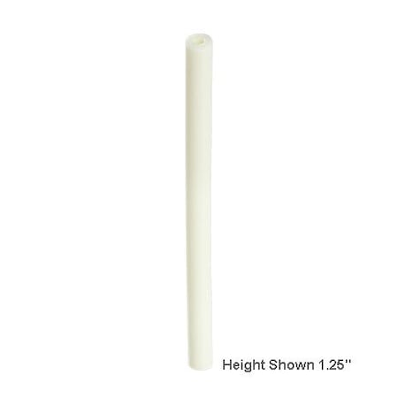 Bivar Nylon Tubular, 0.100 in. Length, 0.085 OD, 0.032 ID, White 938-100