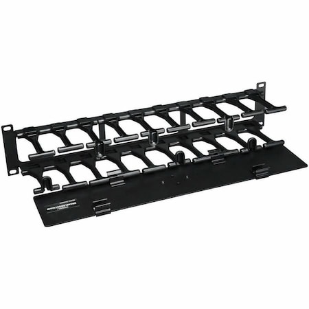 Tripp Lite RACK ENCLOSURE HORIZONTAL CABLE MANAGER STEEL W FINGER DUCT 2URM SRCABLEDUCT2UHD