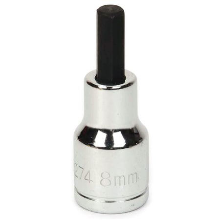 Williams 1/2" Dr, 17mm Size, Metric Hex Bit Socket, 6 Pts JHW35278
