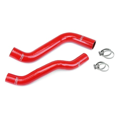 Hps Performance High Temp Reinforced Silicone Radiator Coolant Hose Kit, Red,  57-1835-RED