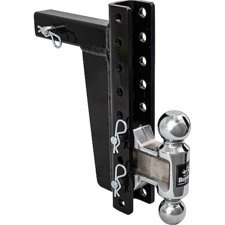 Buyers Products Dual Ball Hitch, 13 in L, Steel 1802603