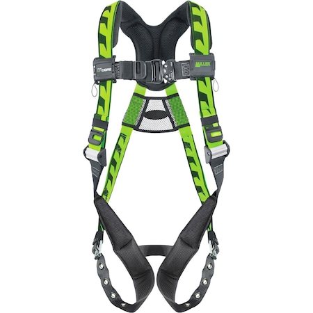 Miller Premium Breathable Full-Body Harness, w/Lightweight Aluminum Hardware, 5 Points of Adjustment, w/Back ACA-TB/S/MGN