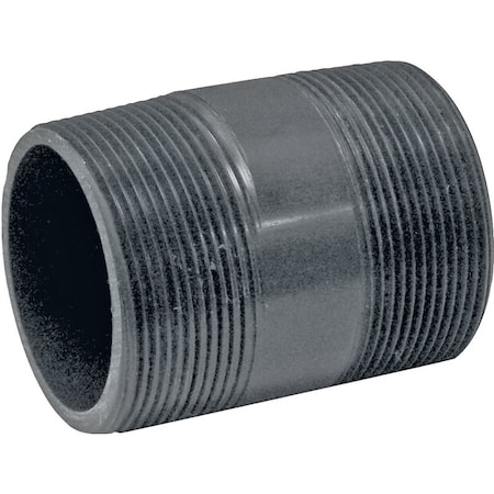 Genova Products LASCO 220030BC Pipe Nipple, 2 in, PVC, SCH 80 Schedule, 3 in L 388030D
