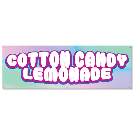 Signmission Cotton Candy Lemonade, 24 Inch, Banner B-72-30365