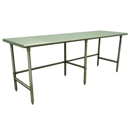 Advance Tabco Work Table 120 in.W x 24 in.D 16 gauge 304 stainless steel top TMG-2410