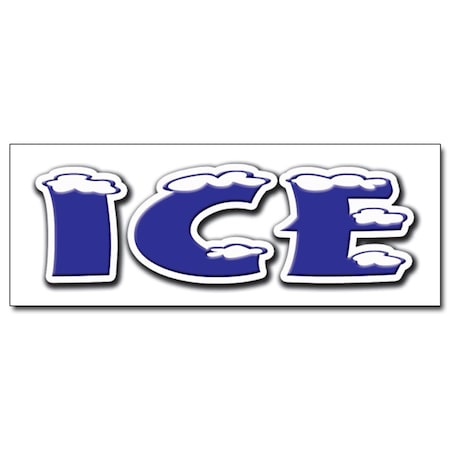 Amistad 12 in. Ice Decal Sticker AM3881334
