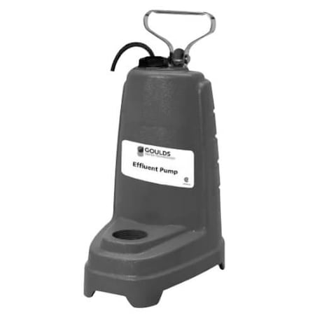 Goulds 1/2HP 9.5 A 1 PH 60 HZ 115V RES SUBMERSIBLE EFFLUENT PUMP PE51M