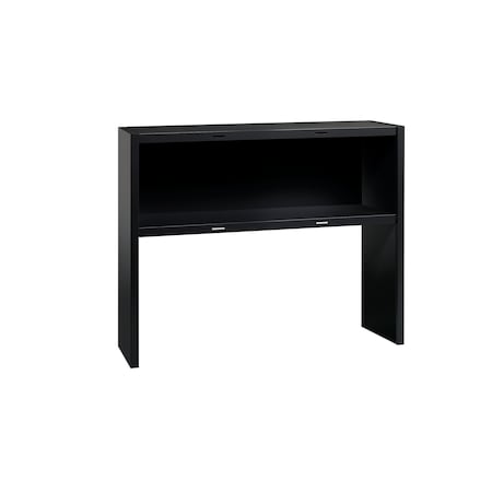 Hirsh Desk Hutch, 36 in H, 47 in W X Metal, Black 20563