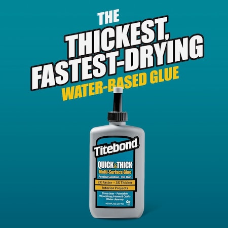 Titebond 8 Oz. Quick & Thick Multi-Surface Wood Glue 2403