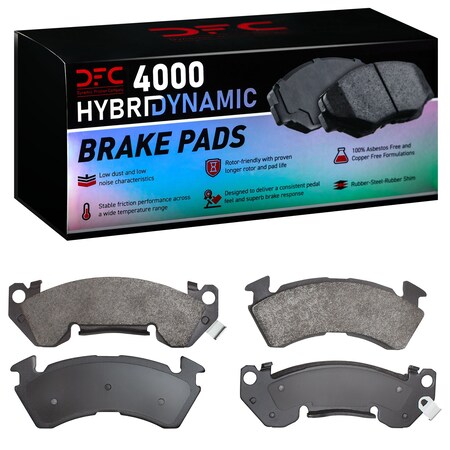 Dynamic Friction Co DFC 4000 HybriDynamic Brake Pads 4000-0614-00