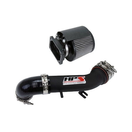 Hps Performance Air Intake Kit with Heat Shield, Black,  827-423WB