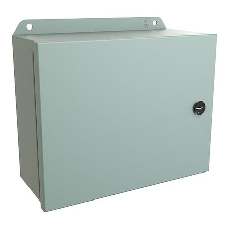 Hammond Latches Electrical Enclosure, 8 in H, 4 in D, 10 in W, 12, 13, 3R, 4, Steel EJ8104