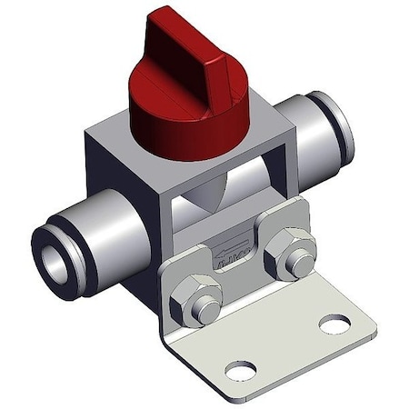 Smc Finger valve, VHK, 44 1/2 mm, 48 mm VHK2A-06F-06FRL