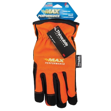 Midwest Gloves & Gear Max Performance Mens XL Thinsulate Lined Work Glove MX450TH-XL-DC-72