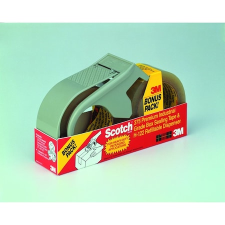 Scotch Packing Tape, 3.1 mil Thick, 2 in W x 54.7 yd L, 3 in Core Dia., Clear PSD1