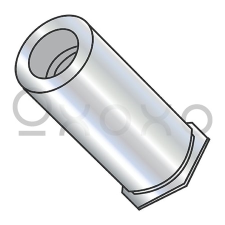 Oxoxo 6-32X5/8 Self Clinching Standoff, Blind Threads Hardened Steel Heat Treat Zinc and Bak, 1000PK 531421