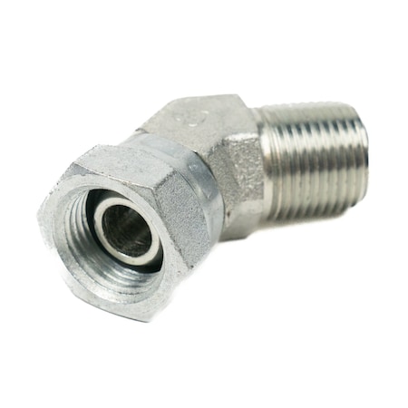 Bailey Male Pipe to F Pipe Swivel 45 Elbow - 3/8-18 A, 3/8-18 B FG1503-06-06