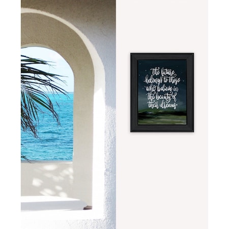 Homeroots Beauty of Your Dreams 2 Black Framed Print Wall Art 407673