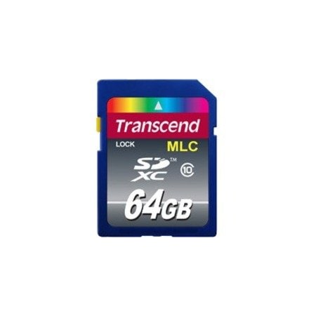 Transcend Information Transcend 64 GB Class 10 SDXC - 20 MB/s Read - 20 MB/s Write TS64GSDXC10M