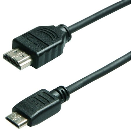 Zenith HDMI Cable, Black Sheath, 3 ft L VH3003HDMN