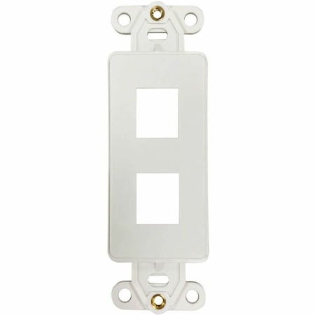 Tripp Lite series N042DAB-002V-IV 2-Port Antibacterial Wall-Mount Insert, Ivory N042DAB-002V-IV