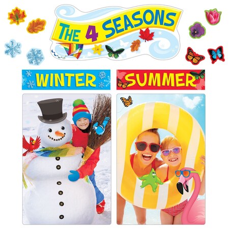 Trend The 4 Seasons Learning Bulletin Board Set T19009