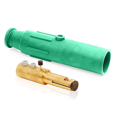 Leviton Single Pole Inline, 600 A, Male, Green 17D22-SG