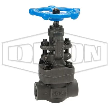 Dixon Globe Valve, 1/2 in Nominal, FNPT Connection End Style, Class 800, Forged Steel Body FSGLBV50