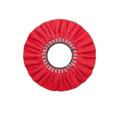 Renegade Products Usa 9 Inch, Red, No Center Plate Case Pack Airway Buffing Wheels, Bulk Deal, 5PK FAW9NCPRTX5PAK