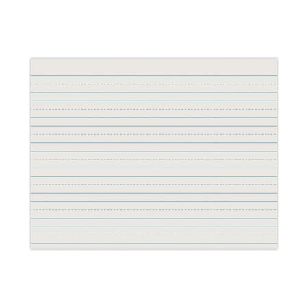 Pacon Newsprint Paper, Skip-A-Line, White, PK500 2635