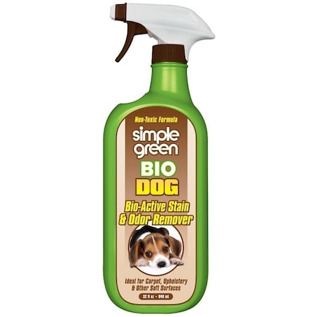 Simple Green Bio Dog Stain and Odor Remover, Liquid, Fresh, 32 oz 2010000615301