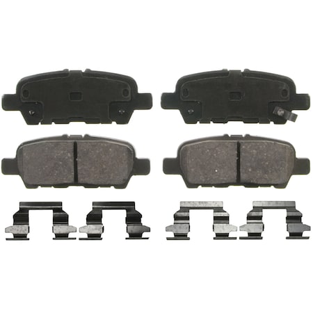 Wagner Brake QuickStop Rear Disc Brake Pad Set Ceramic,  ZD1393