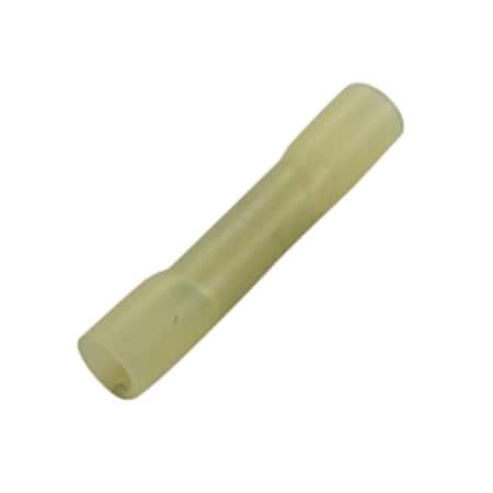The Best Connection 12-10 in. Yellow CS Heat Shrink Butt Connector, 3PK JTT2372H