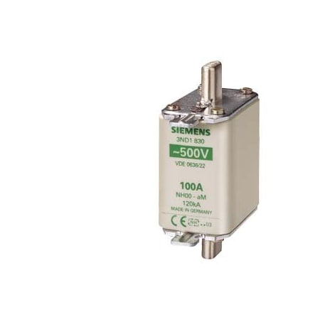 Siemens FUSE LINKLV HRC100A500V 3ND1830