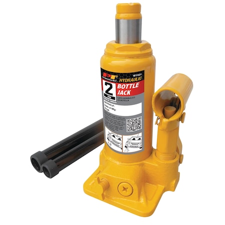 Performance Tool 2 Ton Hydraulic Bottle Jack, 4000 lb Capacity, Portable W1621