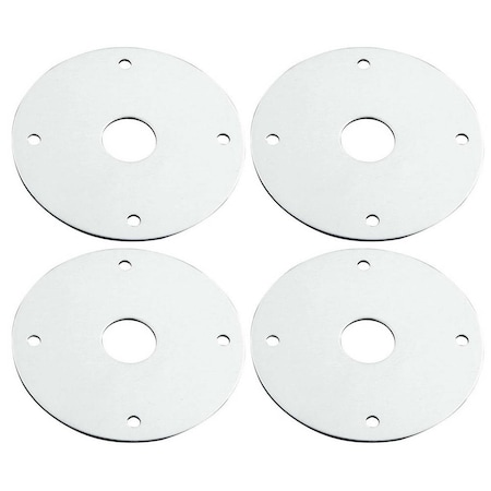 Powerhouse Scuff Plates Aluminum 0.50 in. Hole, 10PK PO3629840