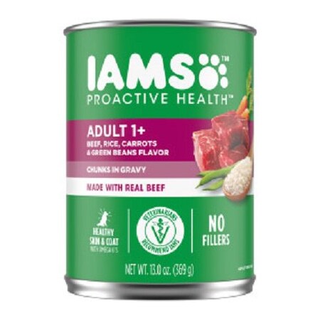 Iams 12.3Oz Beef Dog Food 02520
