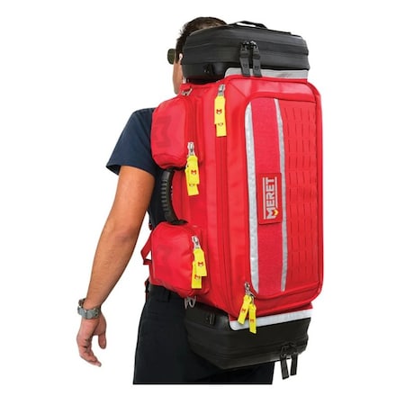 Meret Usa Oxygen Bag, Red, 9 1/2" D M8101F