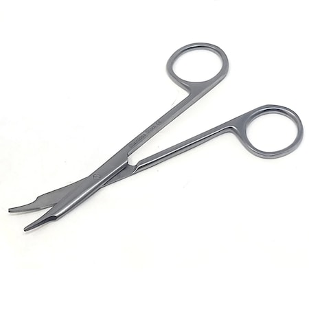 A2Z Scilab Lab Scissors 4.5 Inches with Narrow Curved Blades, Stainless Steel Tenotomy A2Z-ZR135S