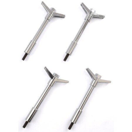 Strike3 R1006 Chrome Deluxe Style Valve Nuts ST794363